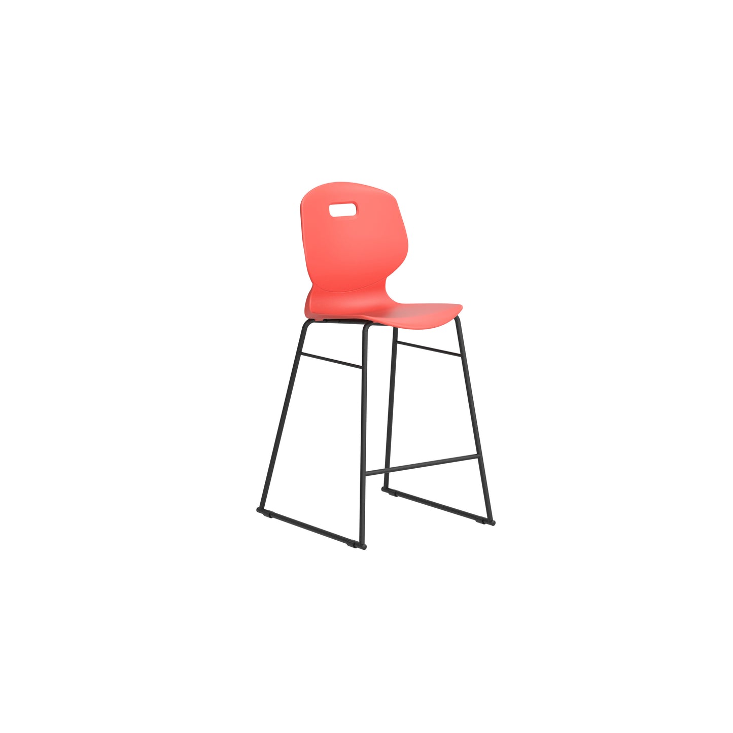 Arc High Stool Chair|Size 6|Age 14 Plus Years|Coral