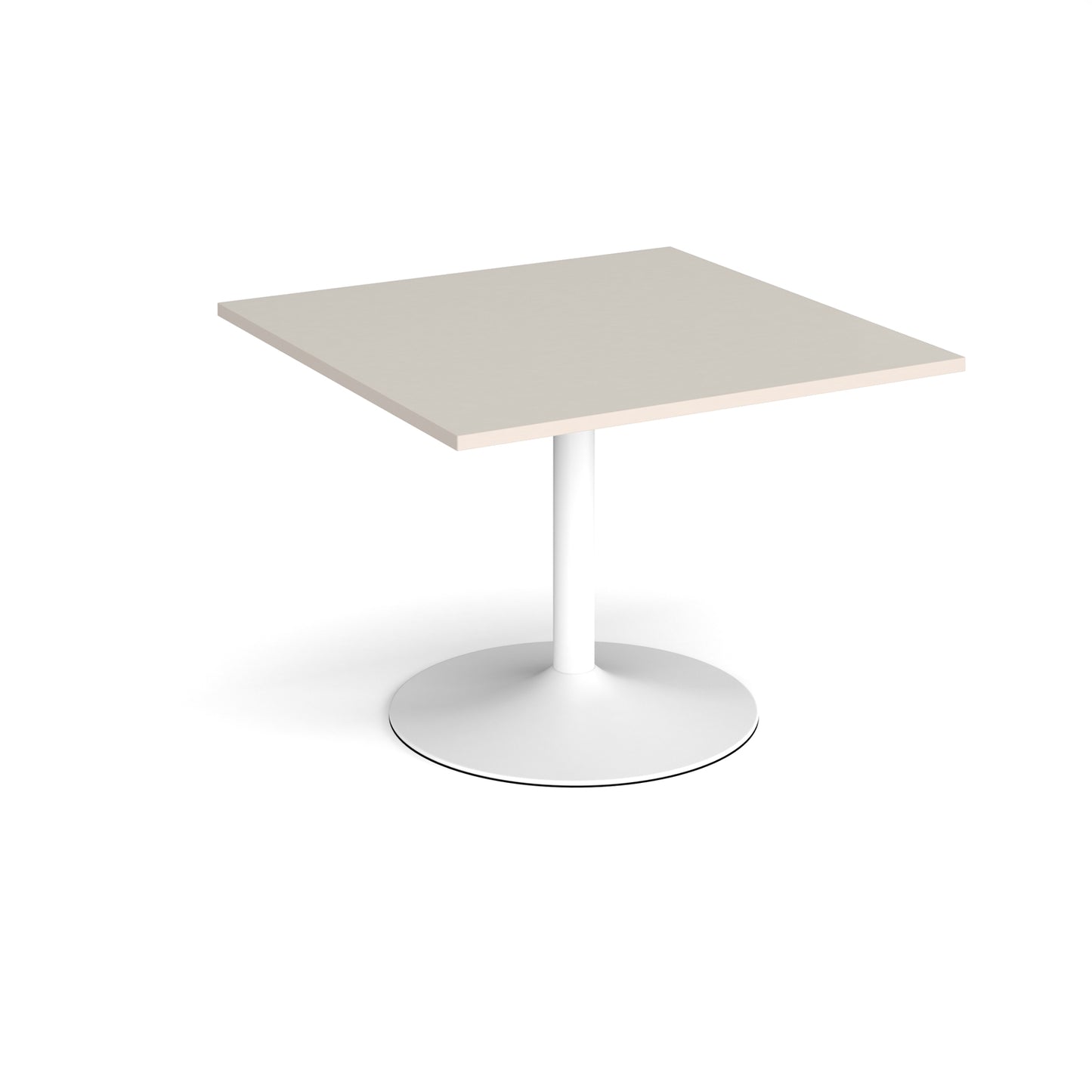 Trumpet base square extension table - TB10-WH-LG
