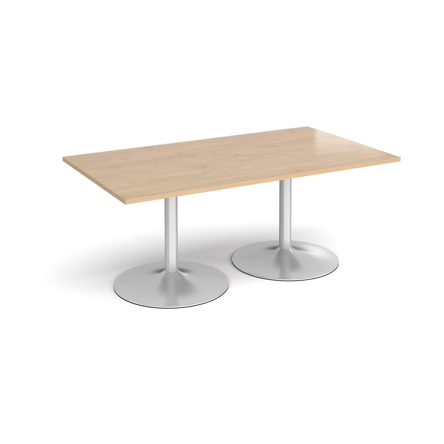 Trumpet base rectangular boardroom table - TB18-S-KO