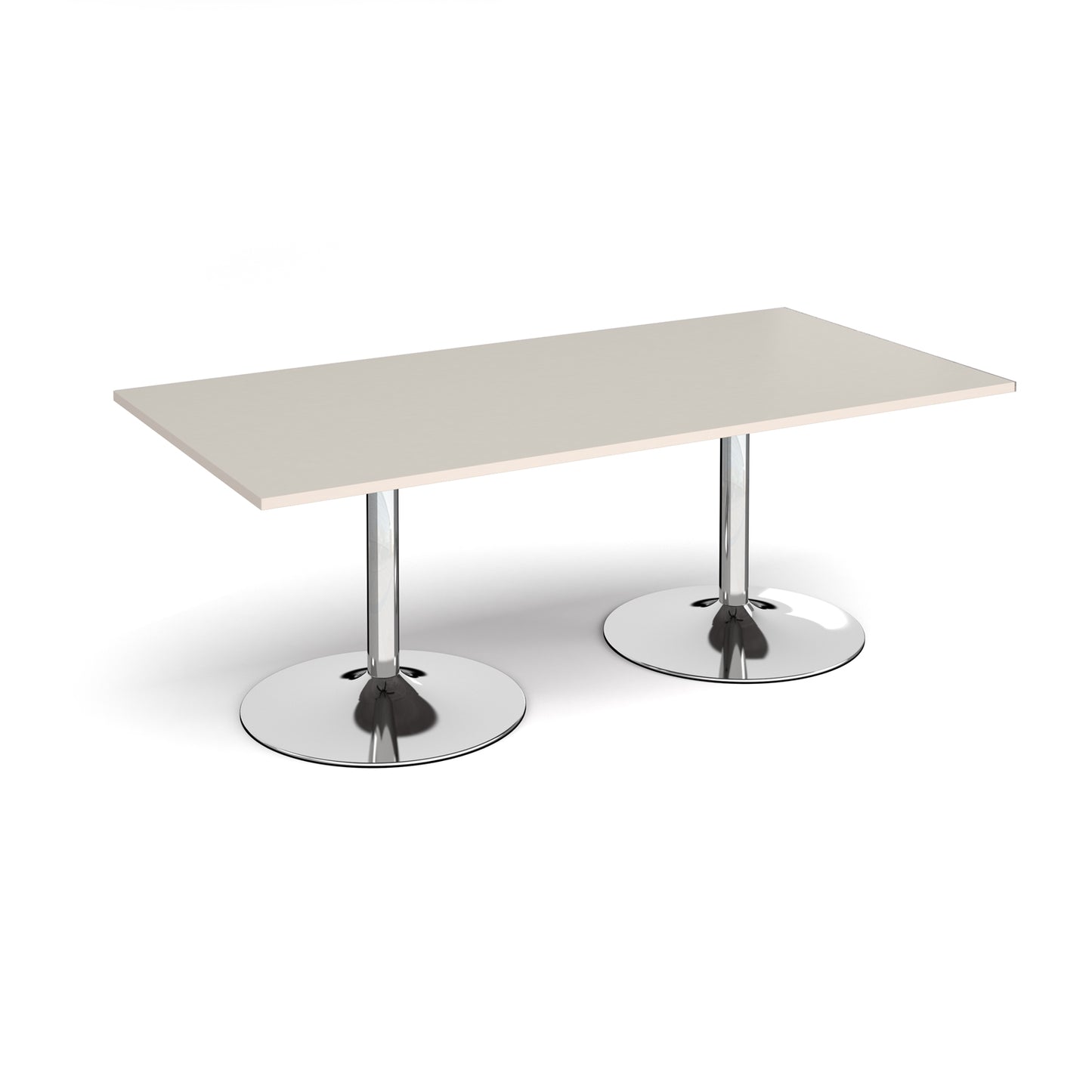 Trumpet base rectangular boardroom table - TB20-C-LG