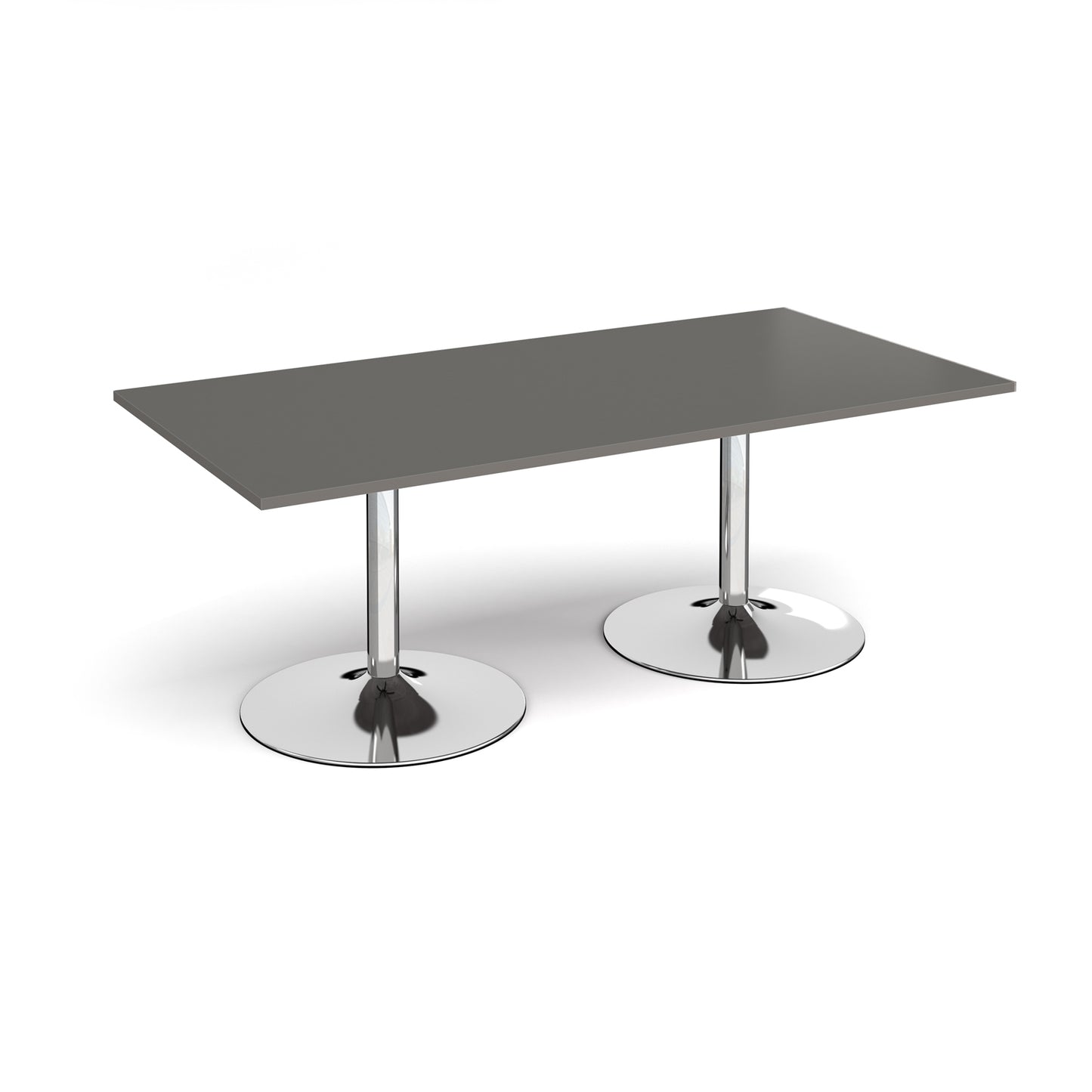Trumpet base rectangular boardroom table - TB20-C-OG