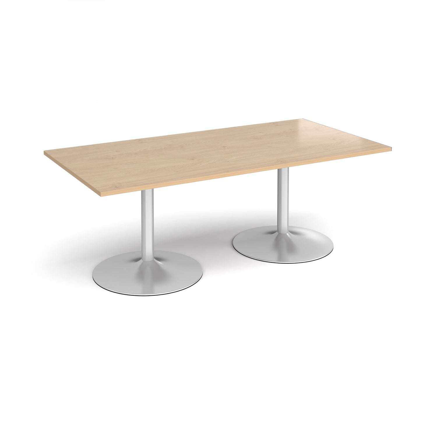 Trumpet base rectangular boardroom table - TB20-S-KO