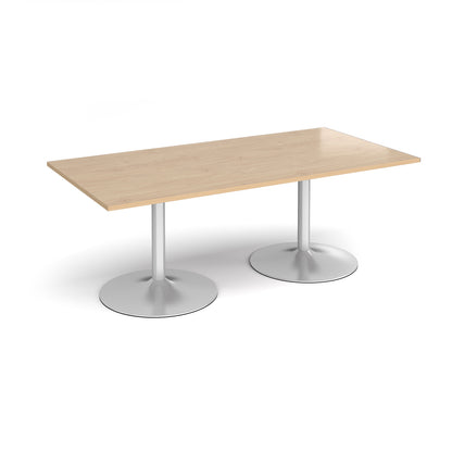 Trumpet base rectangular boardroom table - TB20-S-KO