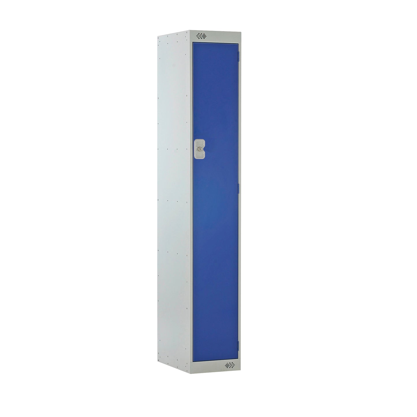 Steel Locker with Coloured Door|1 Door|300x300x1800|Blue