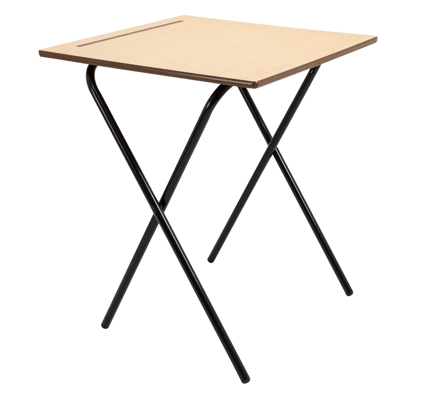 Titan Economy|Folding Exam Desk|2 Pack|Beech