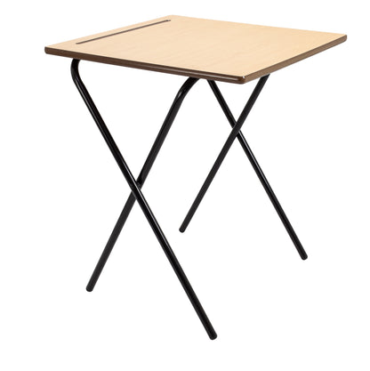Titan|MDF Edge Folding Exam Desk with Safety Bar|600x600x720