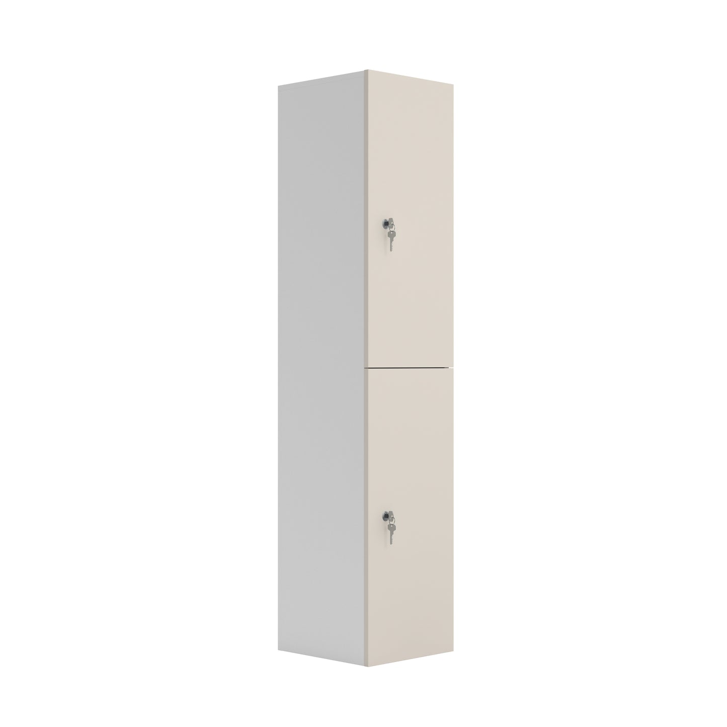 Wooden Locker|2 Door|350x400x1900|Grey