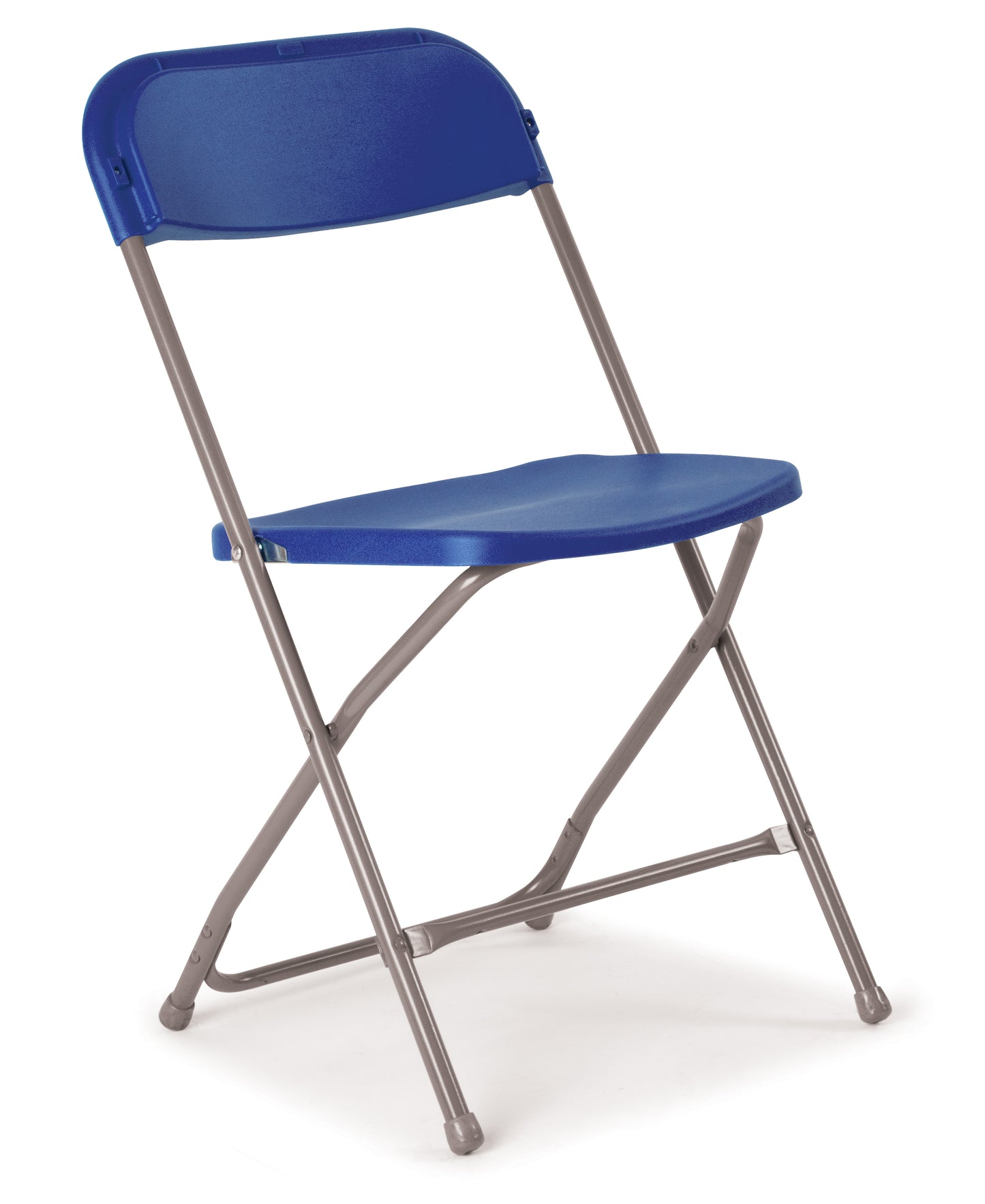 Flat Back Folding Chair|Blue