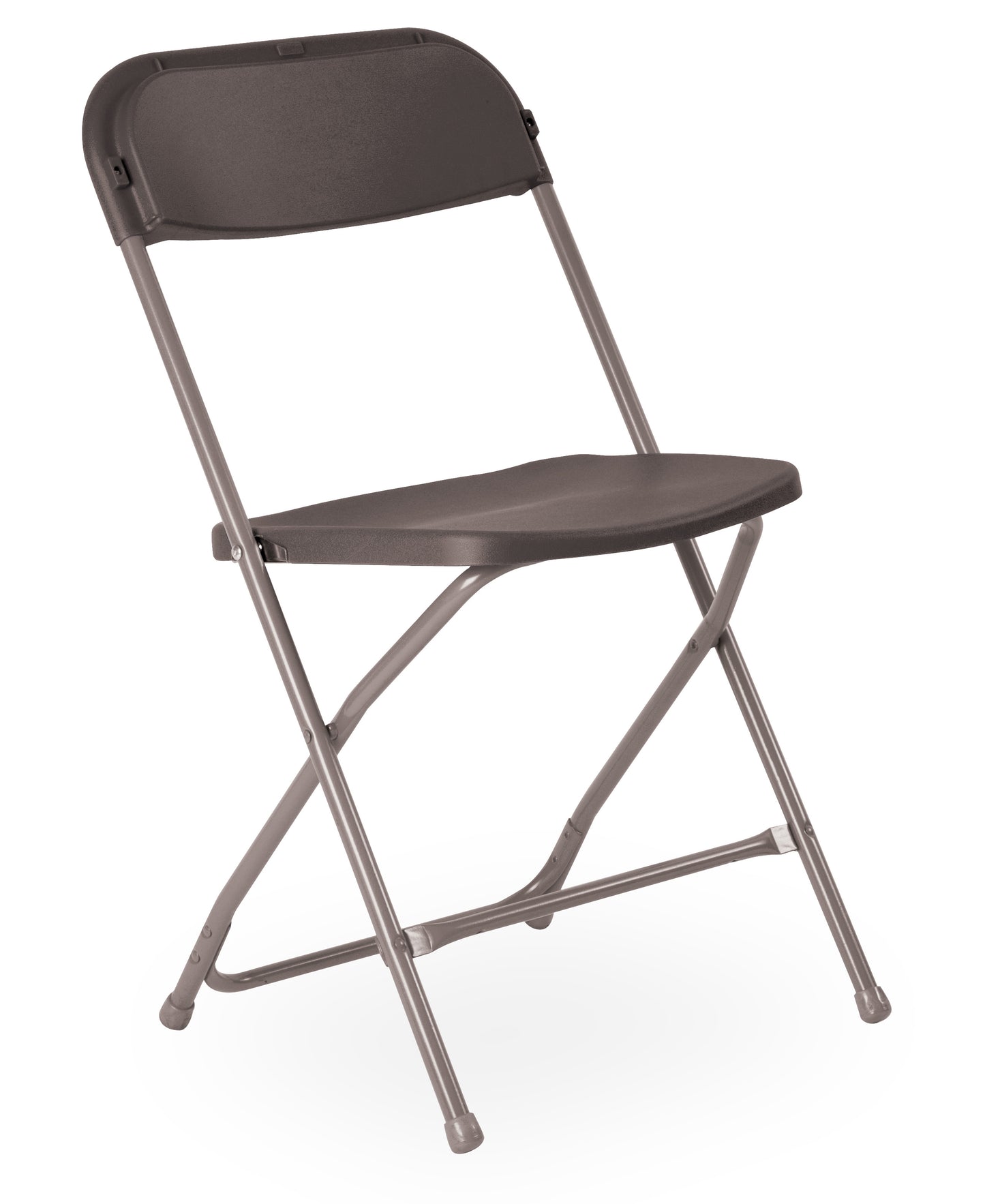 Flat Back Folding Chair|Charcoal