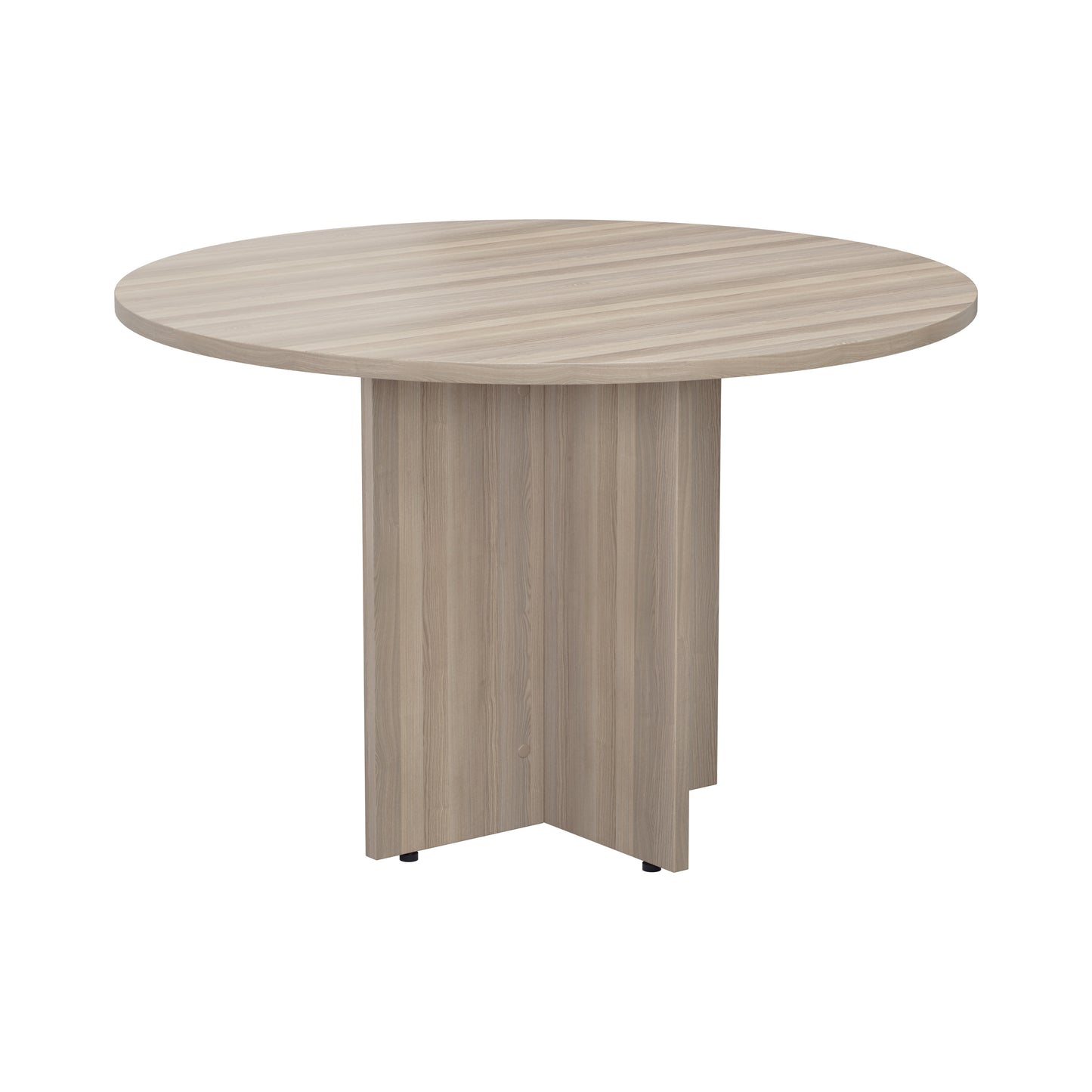 Aztec|Round|Meeting Table|1100x11000|Grey Oak