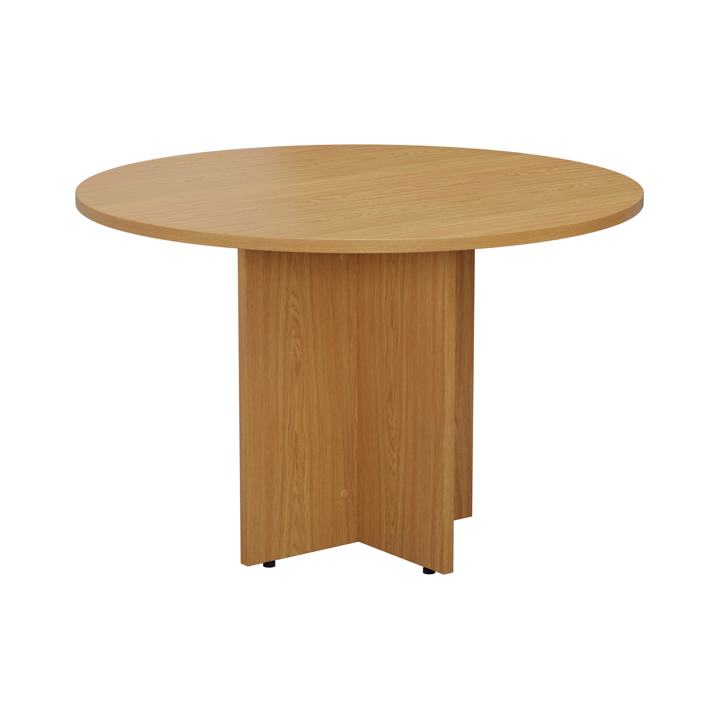 Aztec|Round|Meeting Table|1100x1100|Nova Oak