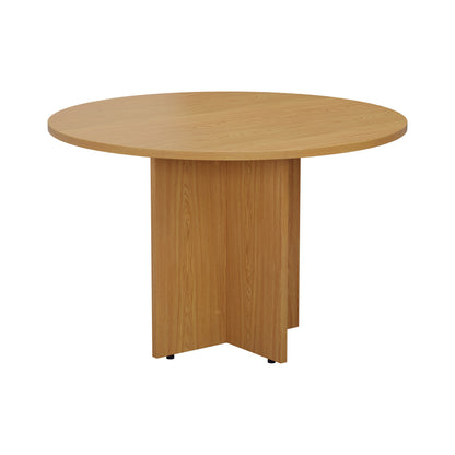 Aztec|Round|Meeting Table|1100x1100|Nova Oak
