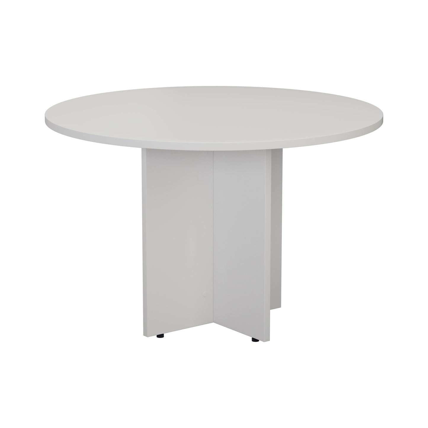 Aztec|Round|Meeting Table|1100x1100|White