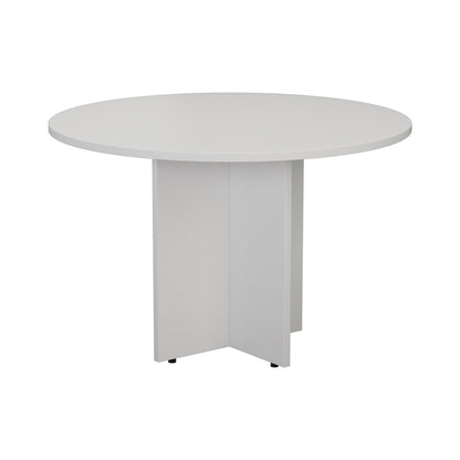 Aztec|Round|Meeting Table|1100x1100|White