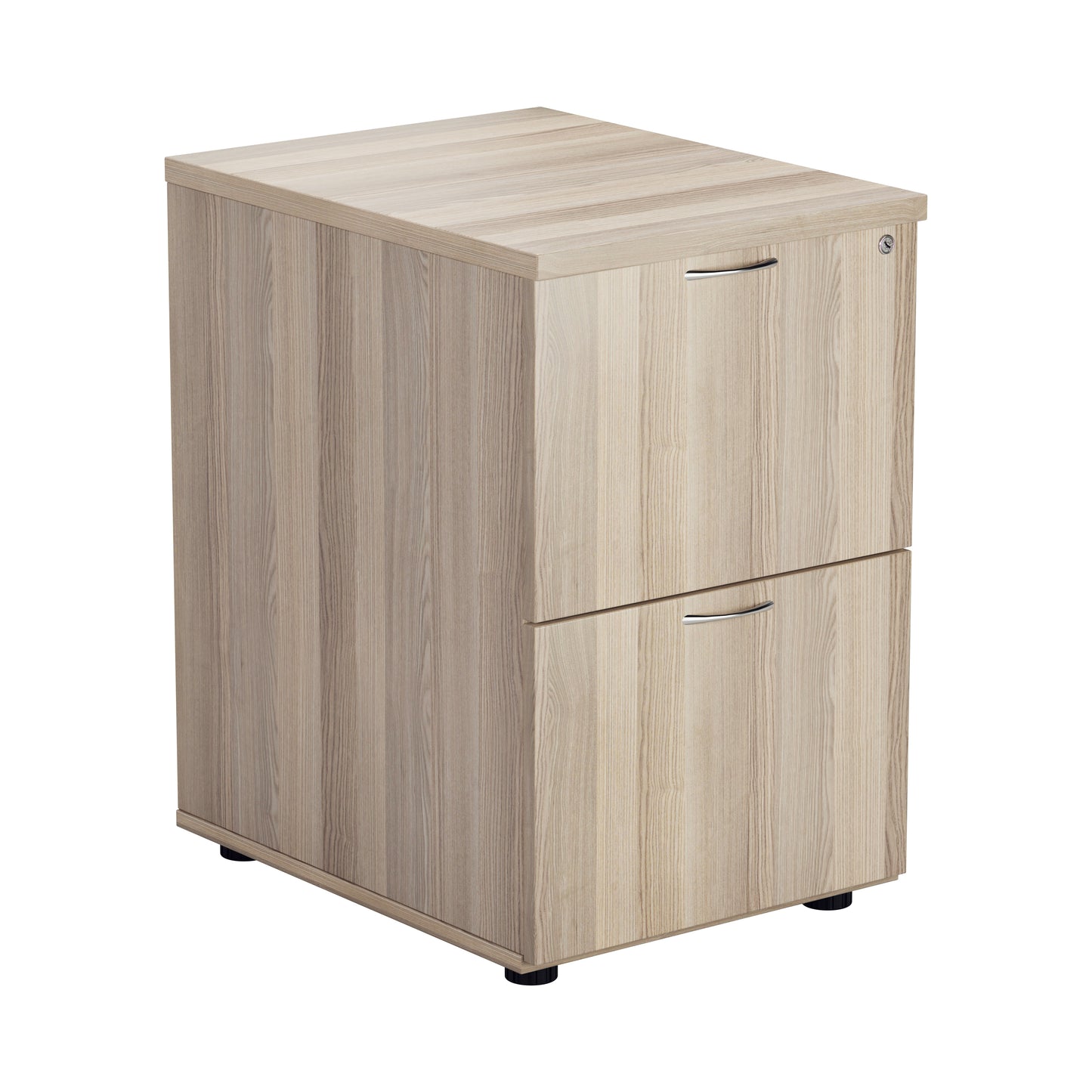 Aztec|2 Drawer|Wooden|Filing Cabinet|465x600x710|Grey Oak