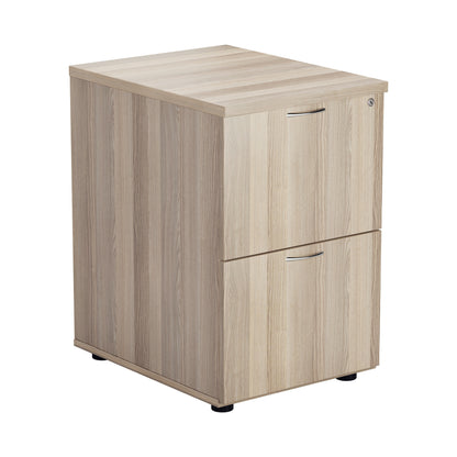 Aztec|2 Drawer|Wooden|Filing Cabinet|465x600x710|Grey Oak