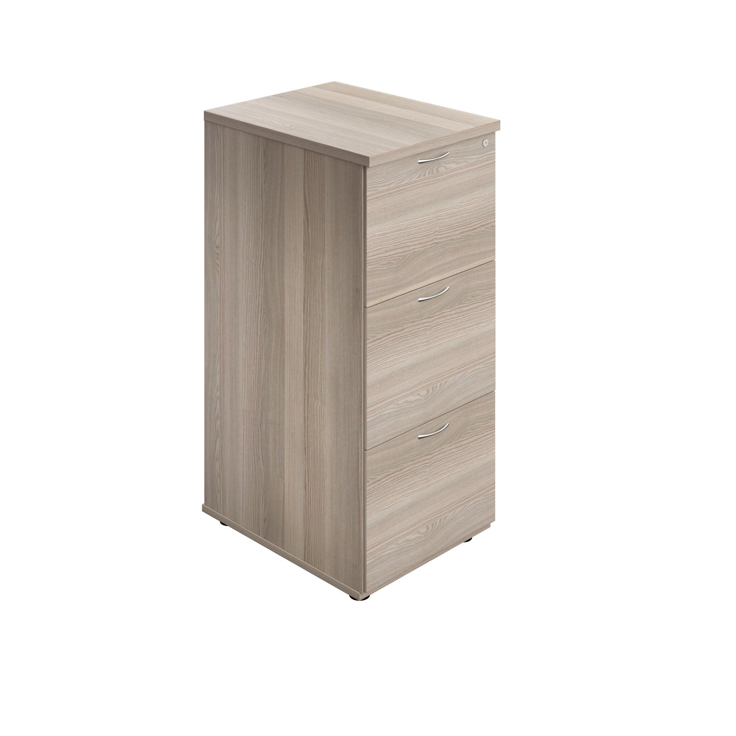 Aztec|3 Drawer|Wooden|Filing Cabinet|465x600x1030|Grey Oak