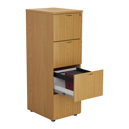 Aztec|4 Drawer|Wooden|Filing Cabinet|465x600x1365|Nova Oak