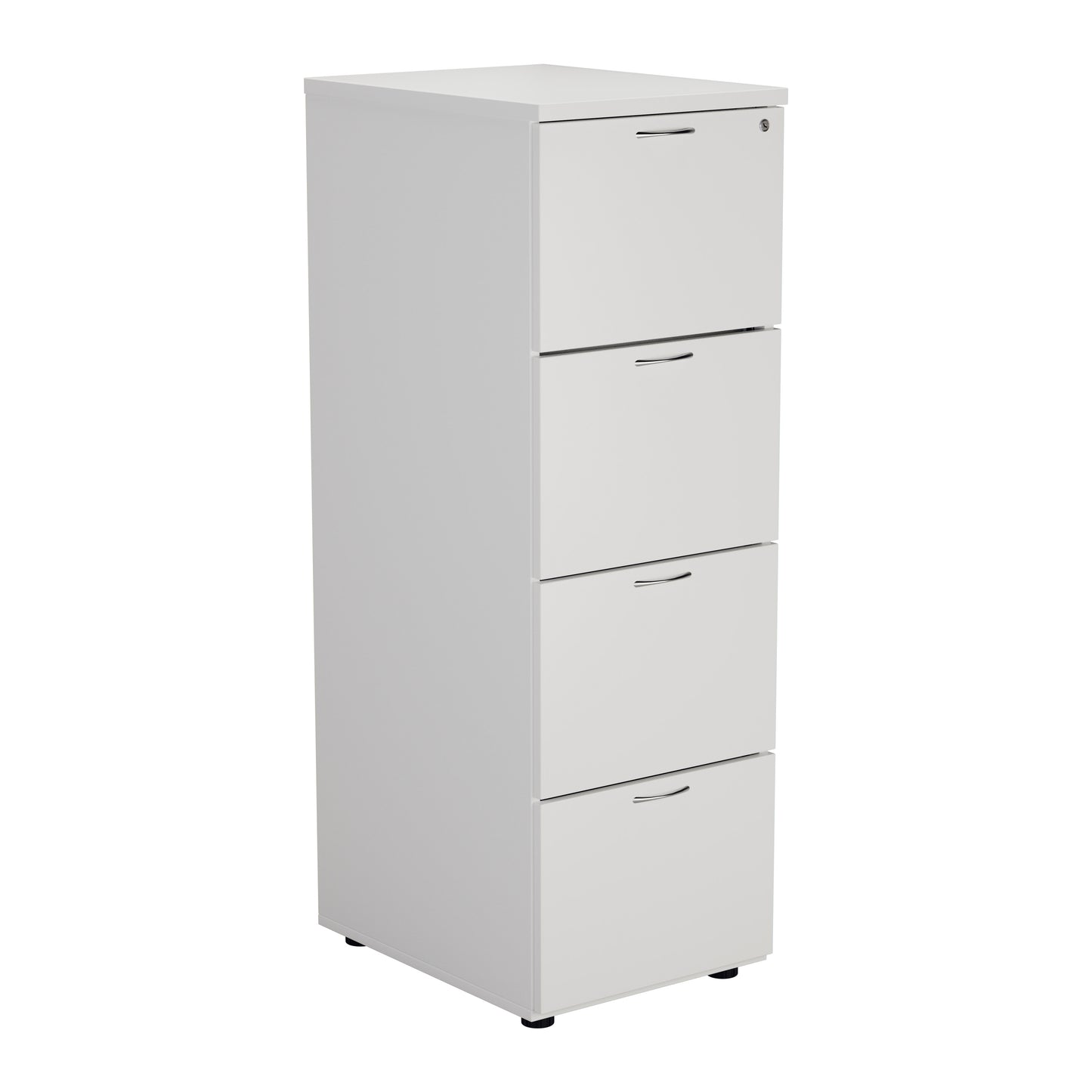 Aztec|4 Drawer|Wooden|Filing Cabinet|465x600x1365|White