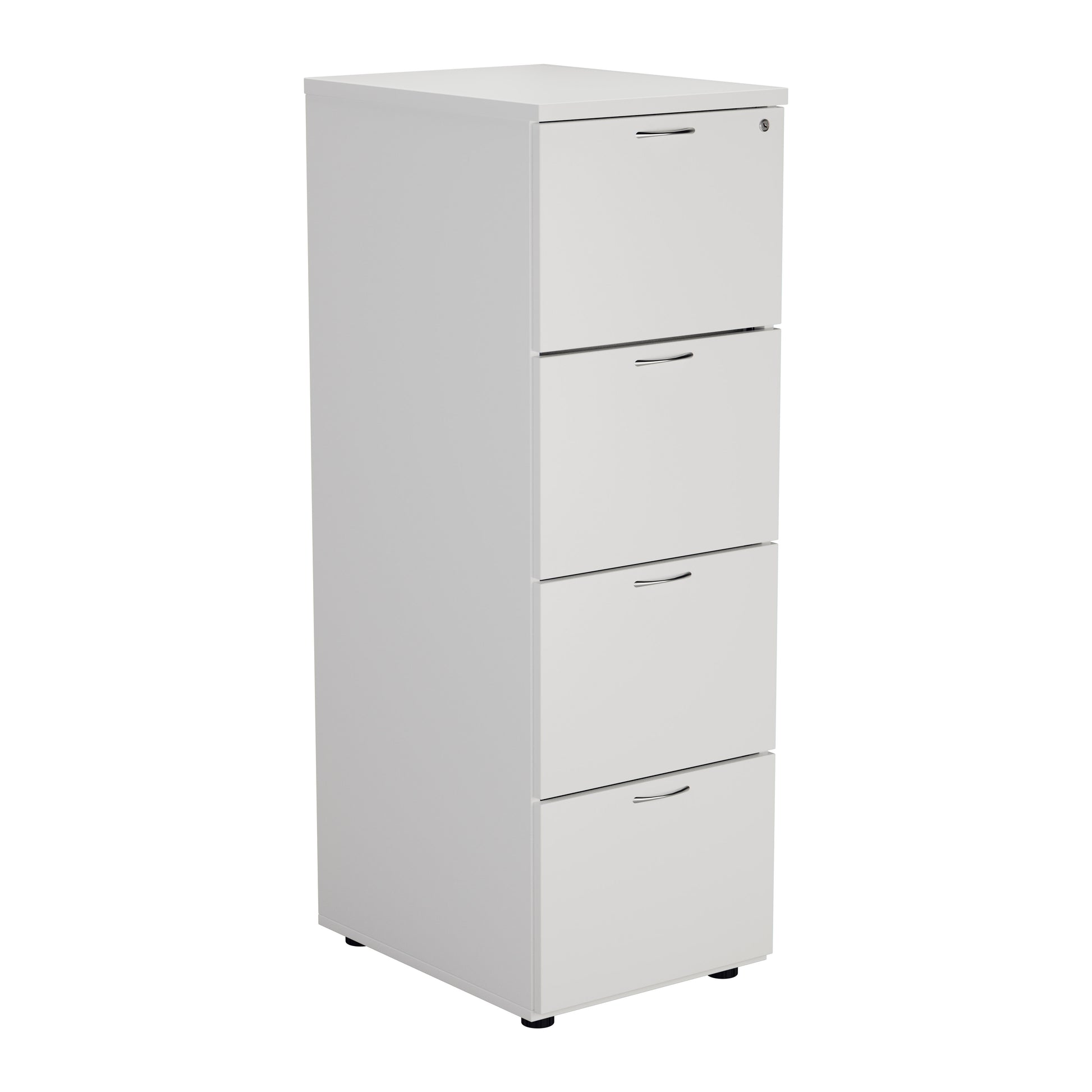 Aztec|4 Drawer|Wooden|Filing Cabinet|465x600x1365|White