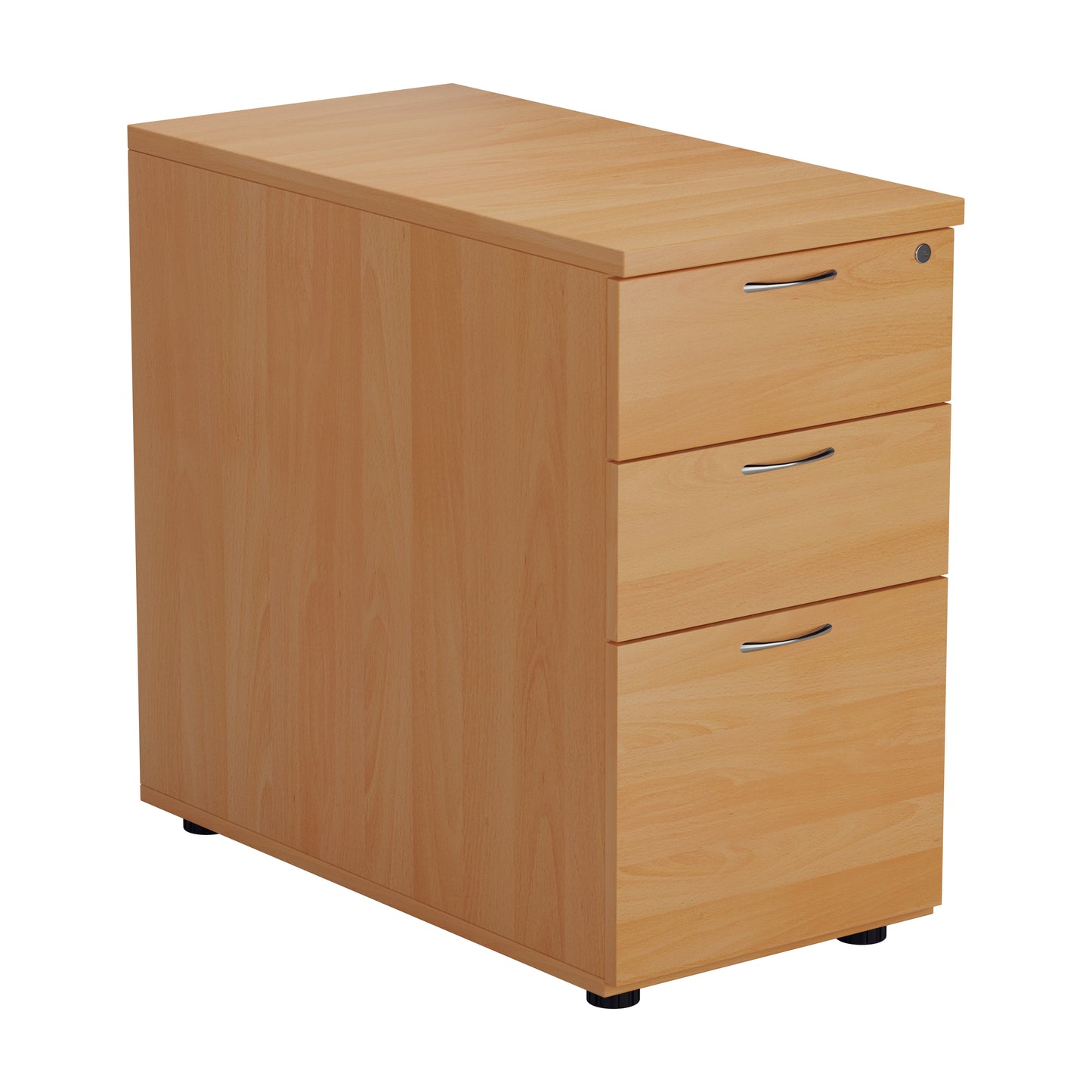 Aztec|3 Drawer|Wooden|Desk High|Pedestal|404x800x730|Beech
