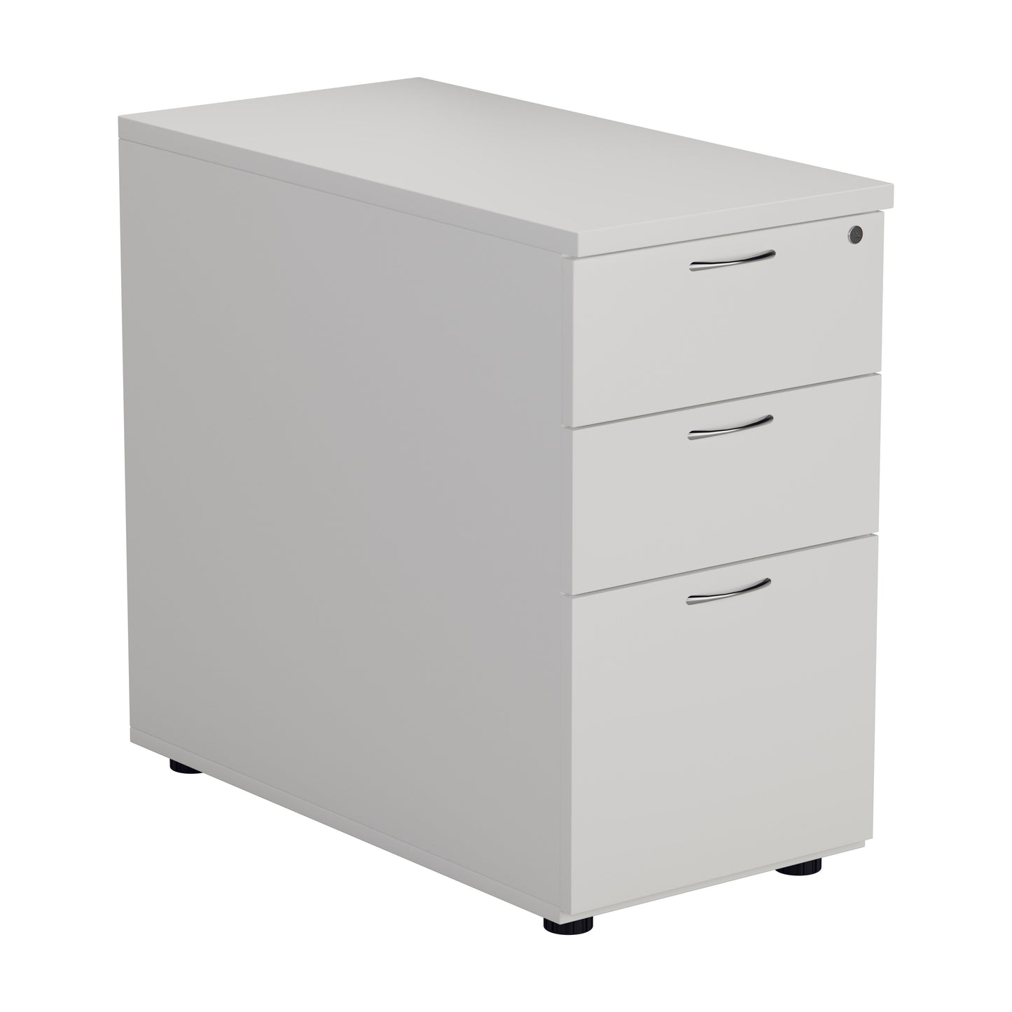 Aztec|3 Drawer|Wooden|Desk High|Pedestal |404x800x595|White
