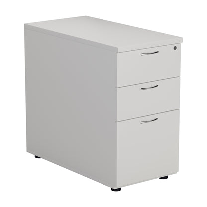 Aztec|3 Drawer|Wooden|Desk High|Pedestal |404x800x595|White