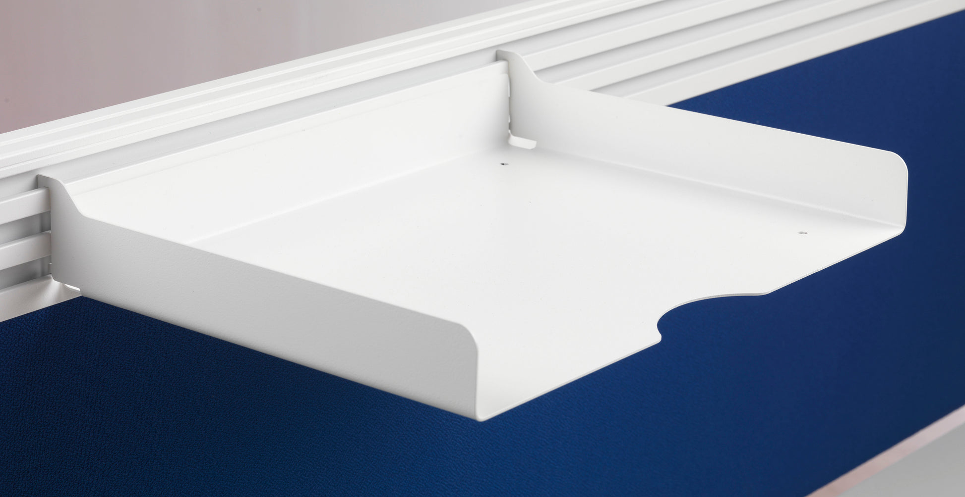 Toolrail A4 Metal Paper Tray|White