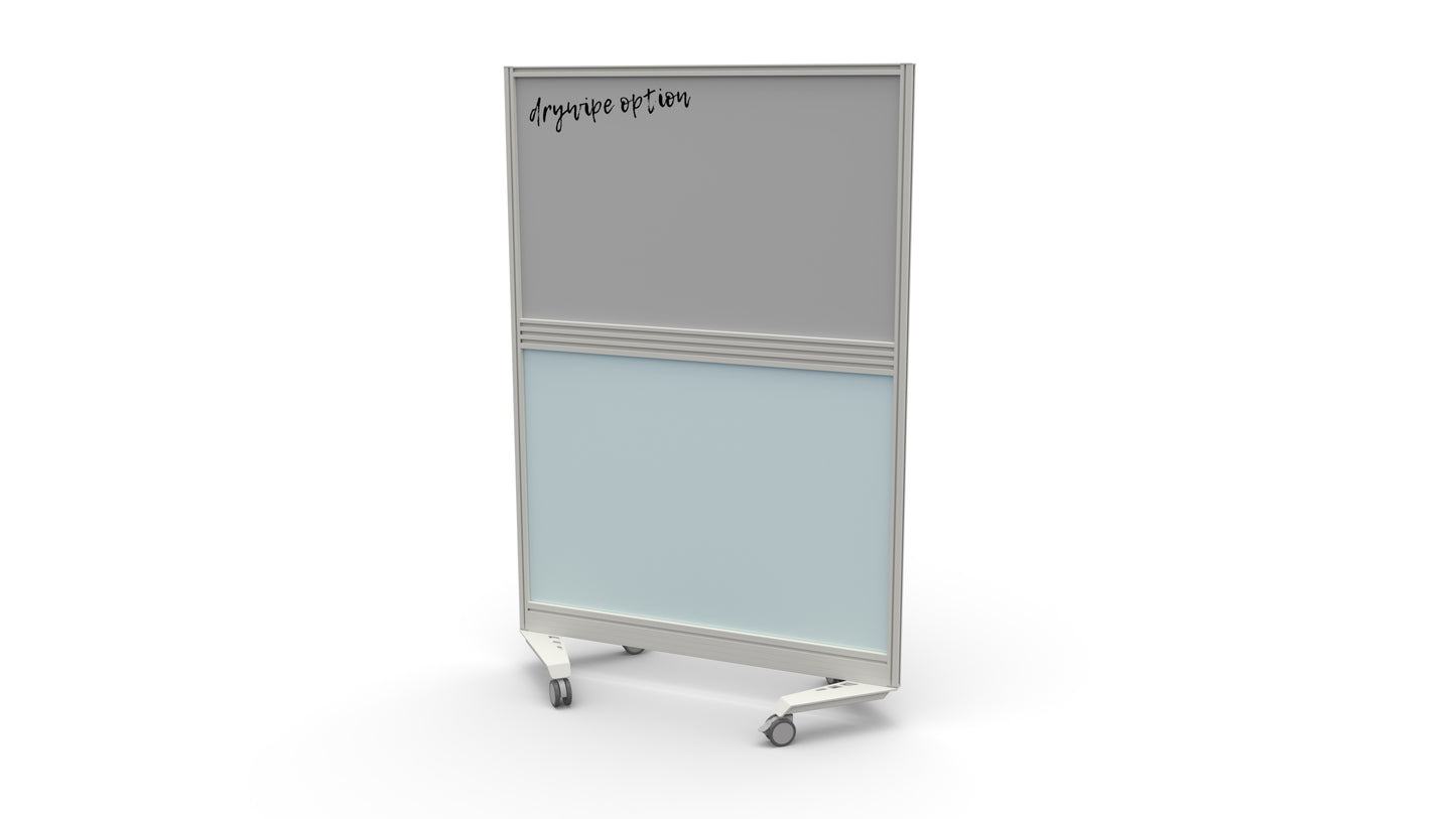 Mobile Type 3 Half Glazed Screen|Silver Frame|800x1800|Band 2
