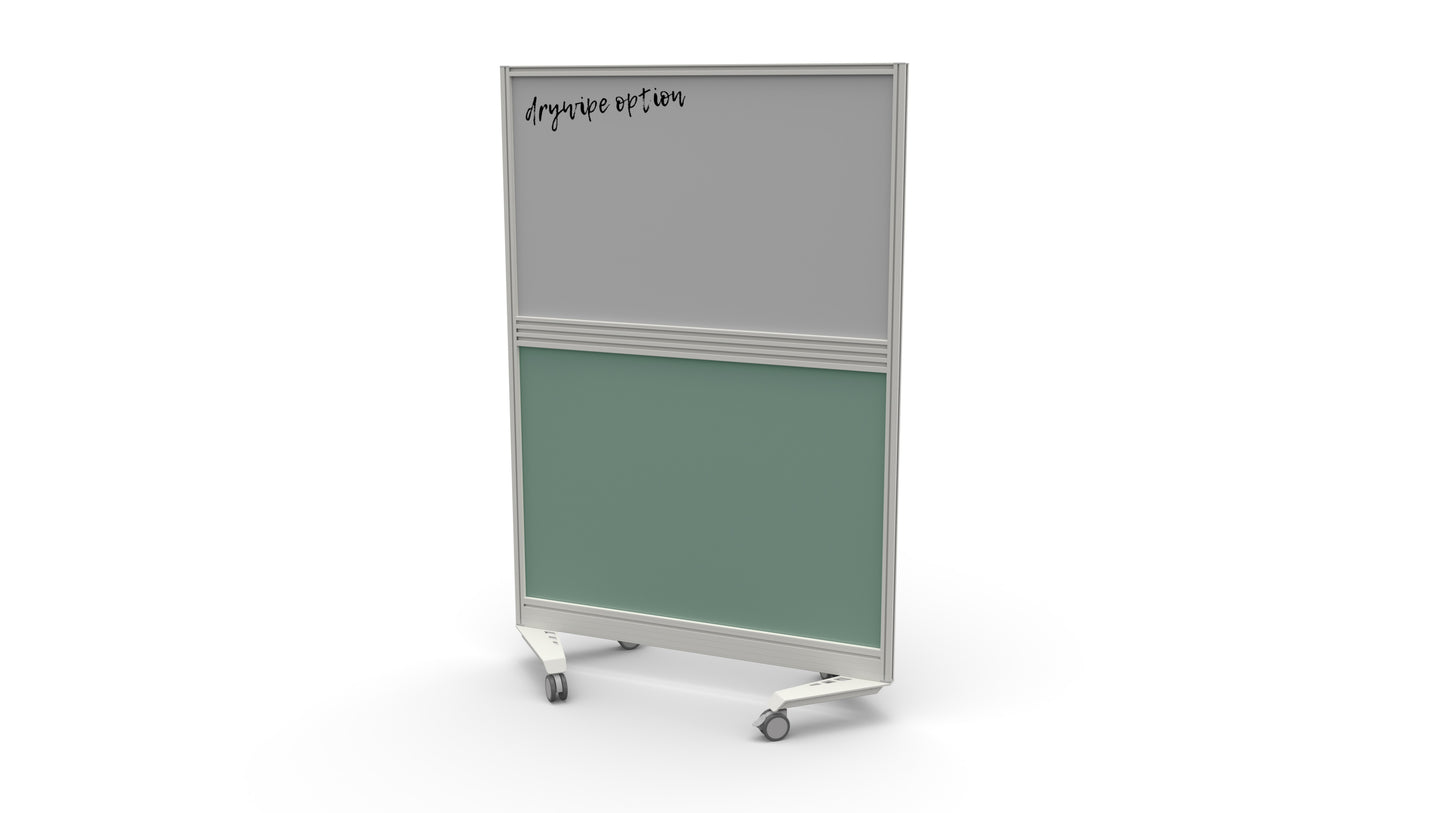 Mobile Type 3 Half Glazed Screen|Silver Frame|800x1800|Band 3