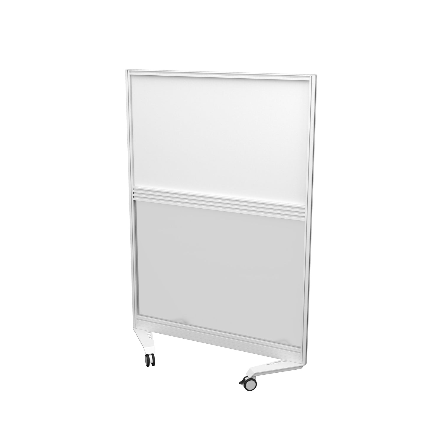 Mobile Type 4 Fully Glazed Screen|White Frame|1000x1800|Band 1