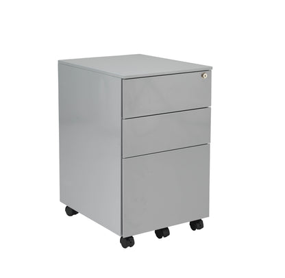 Talos|3 Drawer|Steel|Mobile|Pedestal |380x470x615|Silver