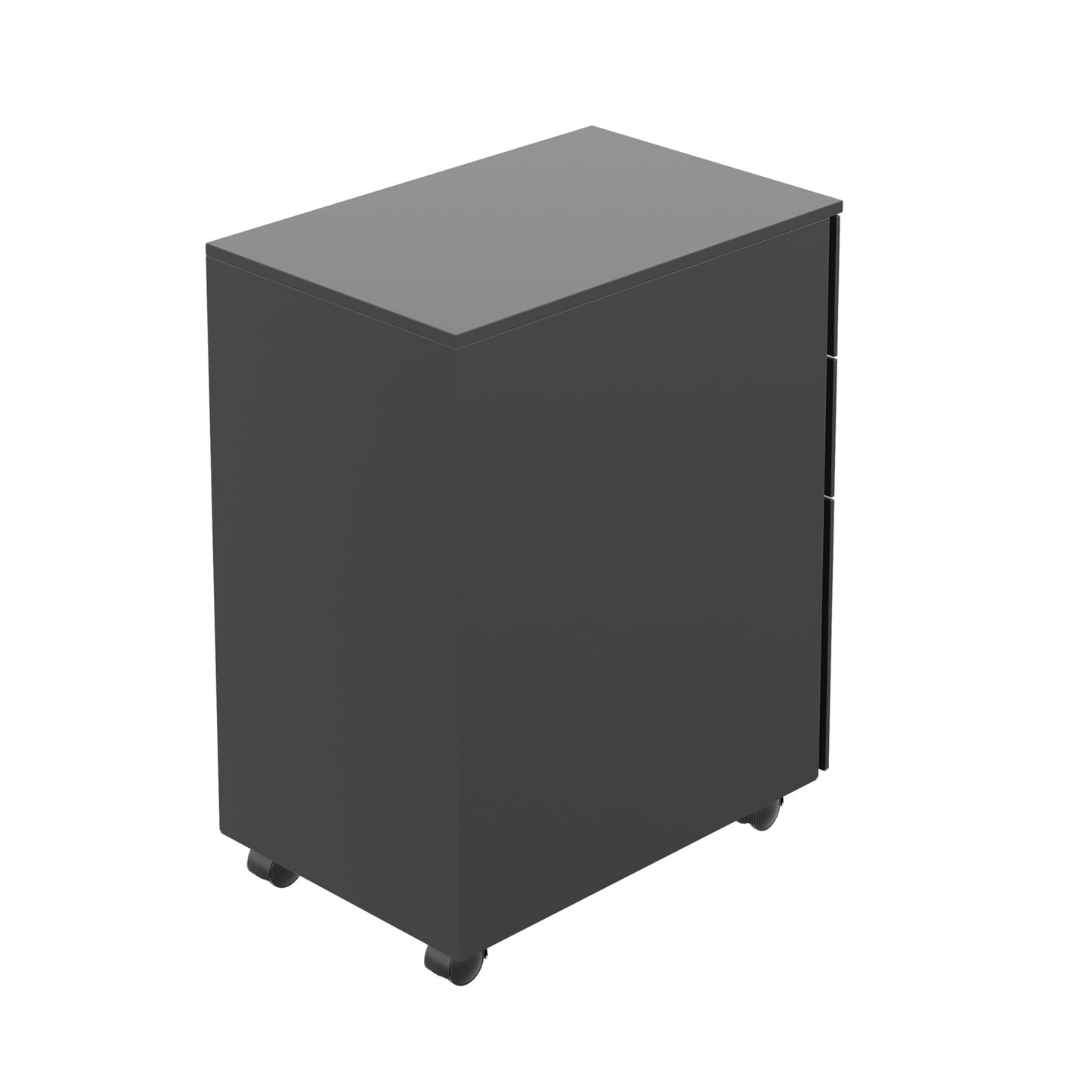 Pedestal Slimline 3 Drawer Steel