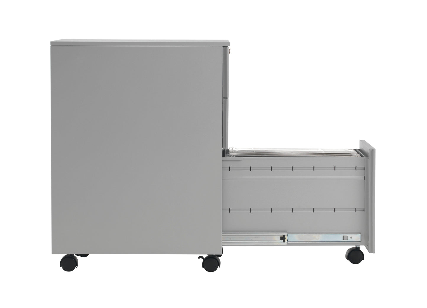 Pedestal Slimline 3 Drawer Steel