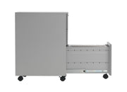 Pedestal Slimline 3 Drawer Steel