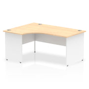Impulse 1600mm Left Crescent Desk Panel End Leg