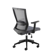 Fuze Single Desk 1200mm x 800mm With Grey Mesh Back Operator Chair