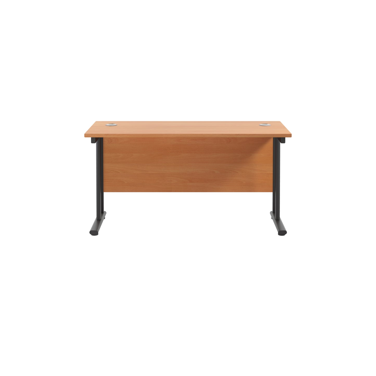 Twin Upright Rectangular Desk: 600mm Deep (FSC)
