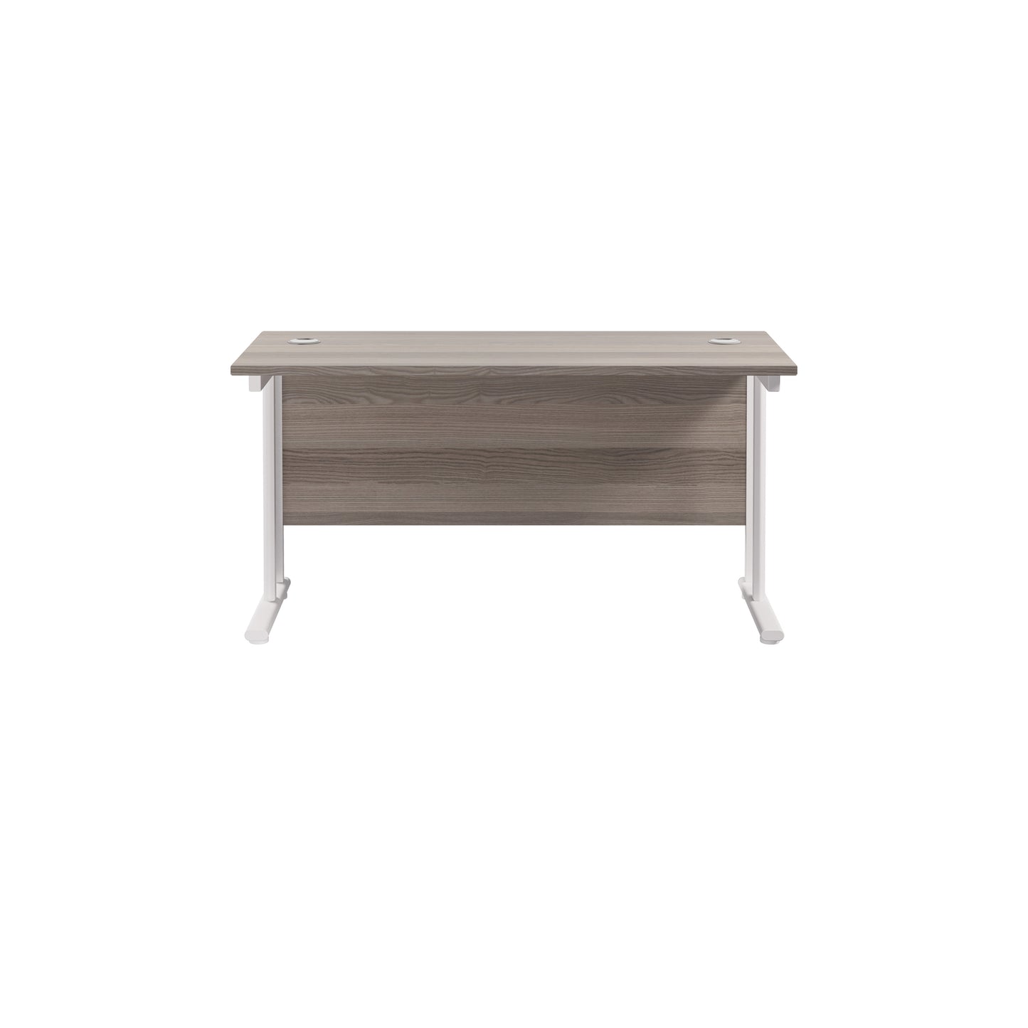 Twin Upright Rectangular Desk: 600mm Deep (FSC)
