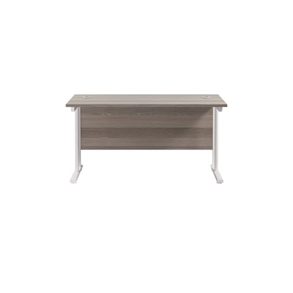 Twin Upright Rectangular Desk: 600mm Deep (FSC)