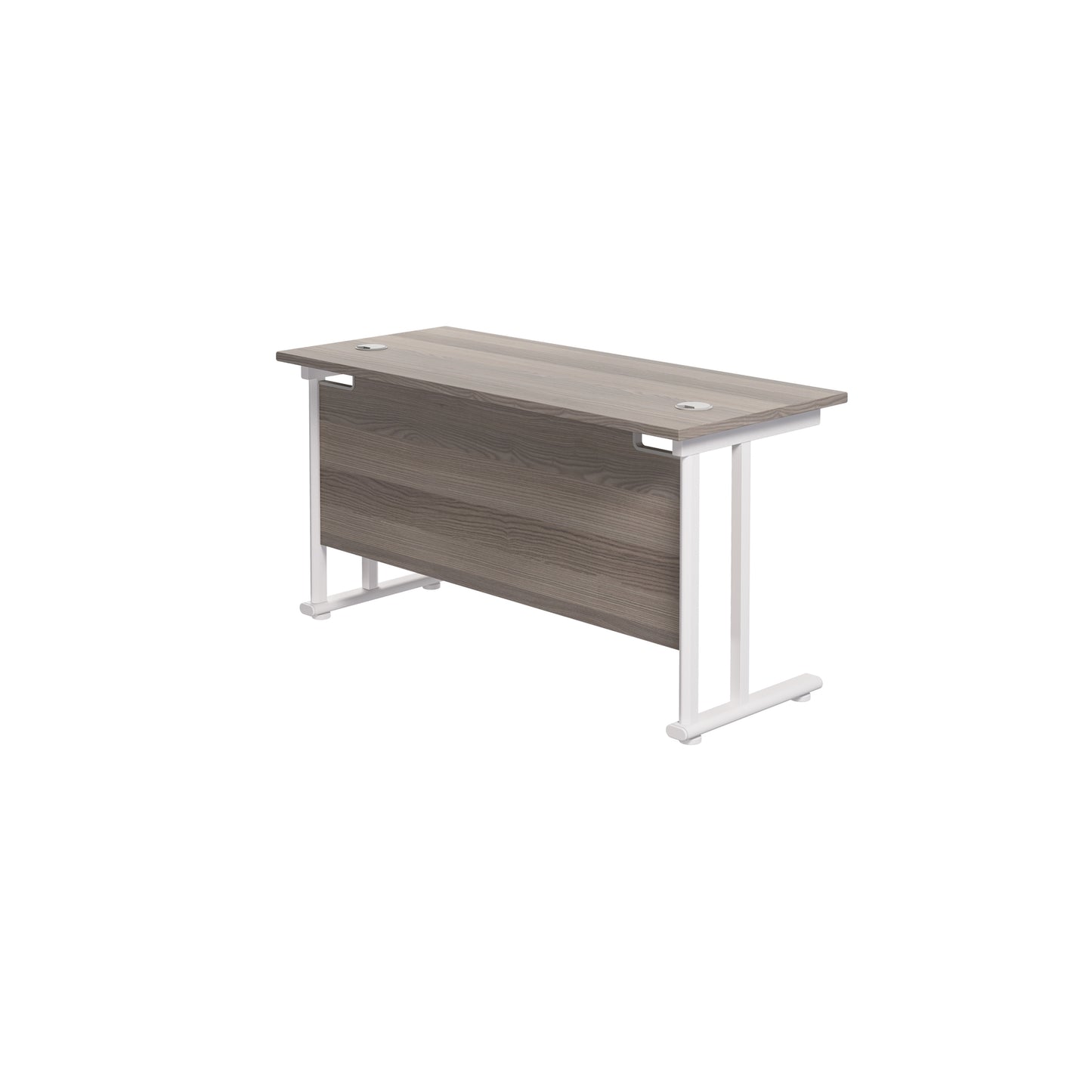 Twin Upright Rectangular Desk: 600mm Deep (FSC)
