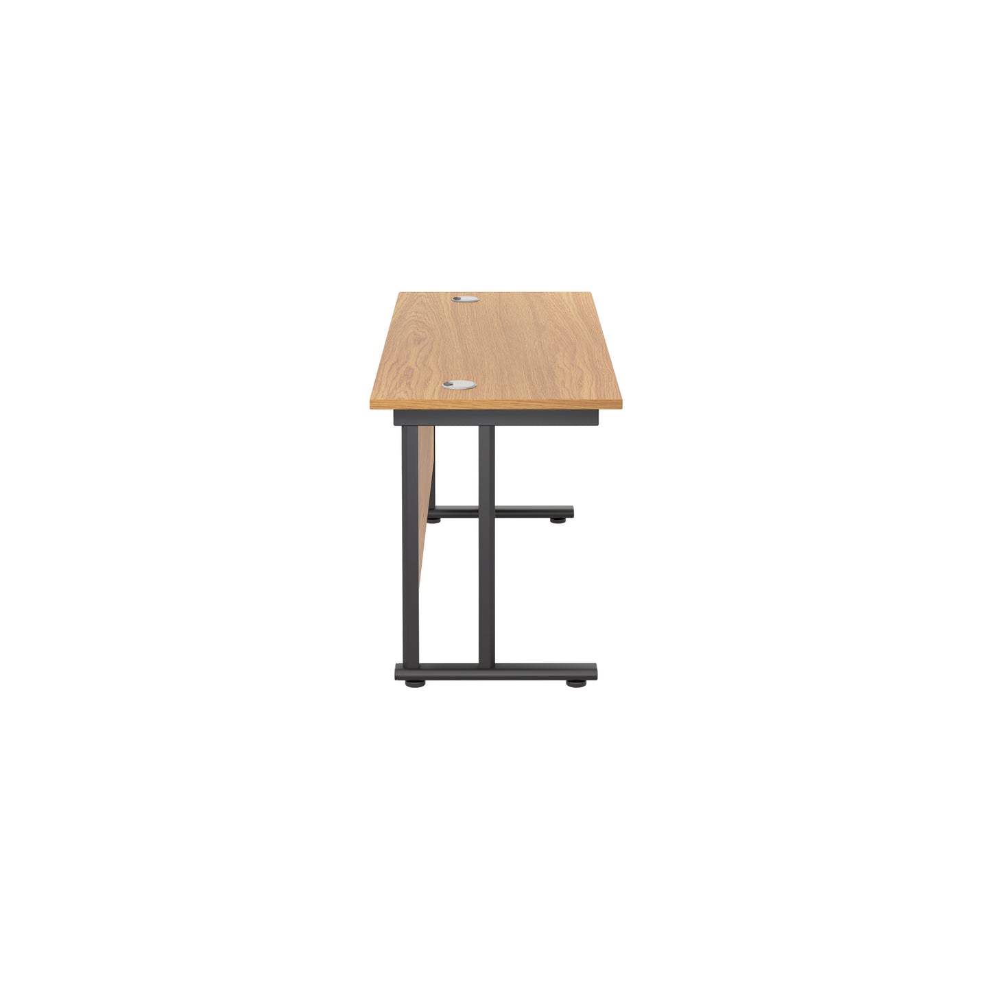 Twin Upright Rectangular Desk: 600mm Deep (FSC)