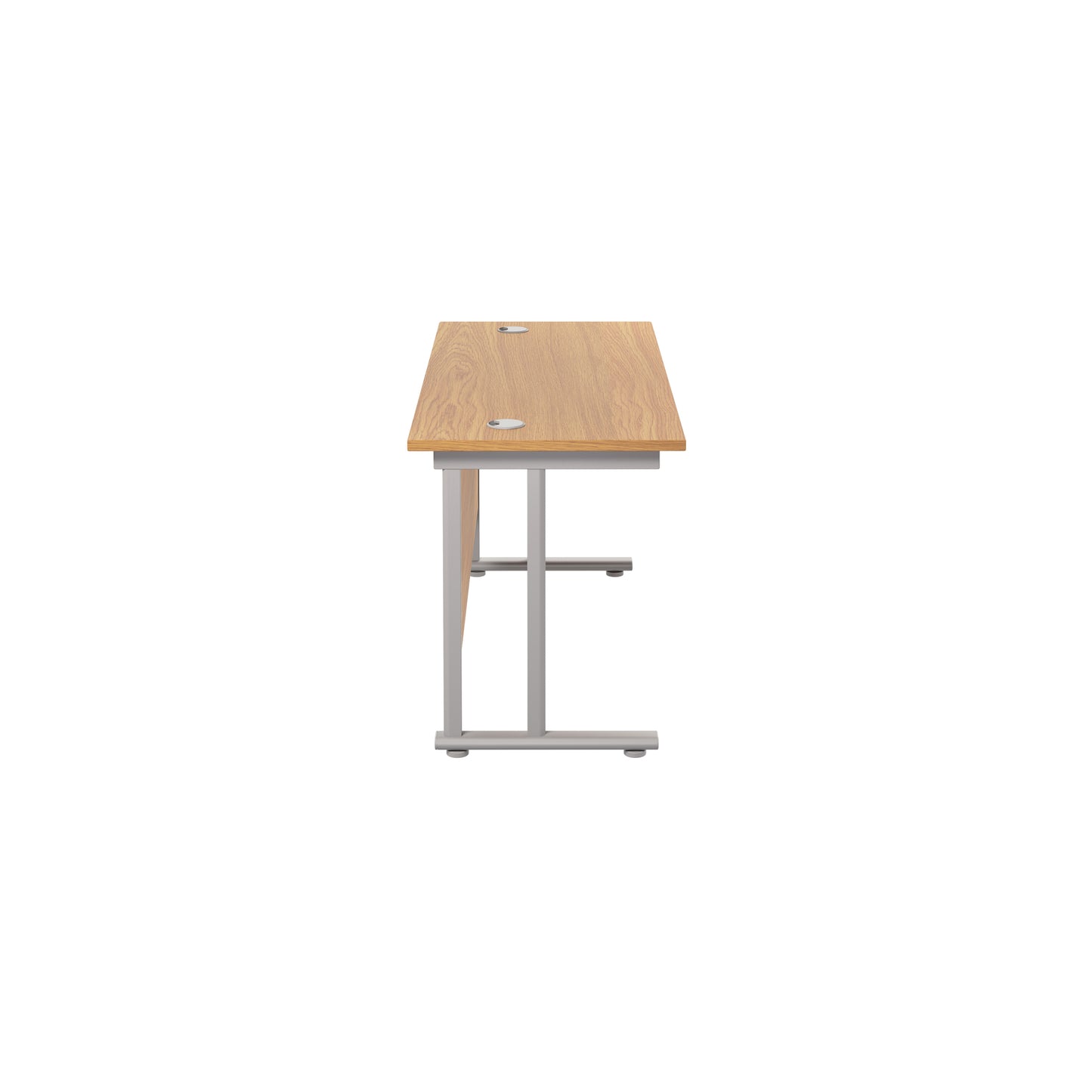 Twin Upright Rectangular Desk: 600mm Deep (FSC)