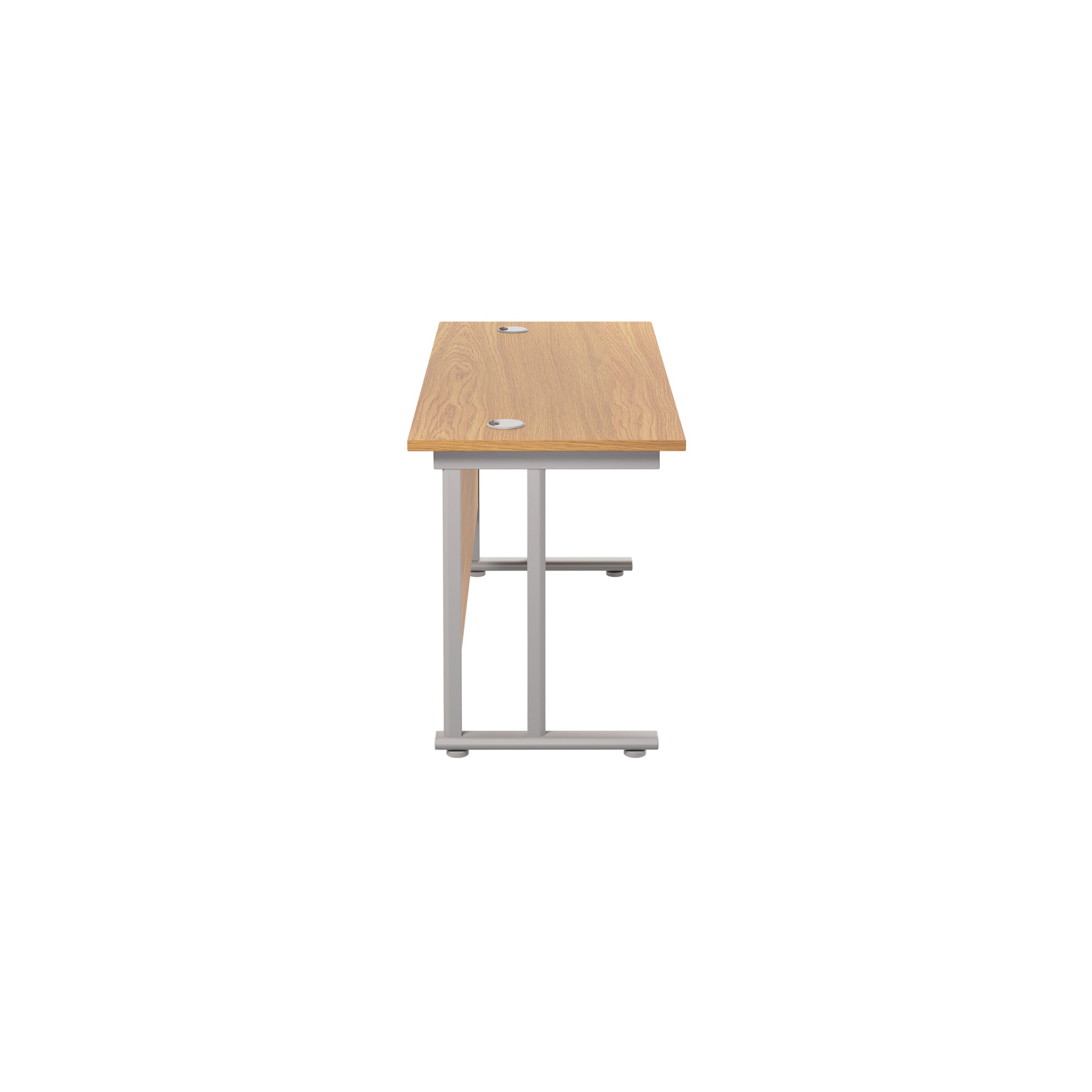 Twin Upright Rectangular Desk: 600mm Deep (FSC)