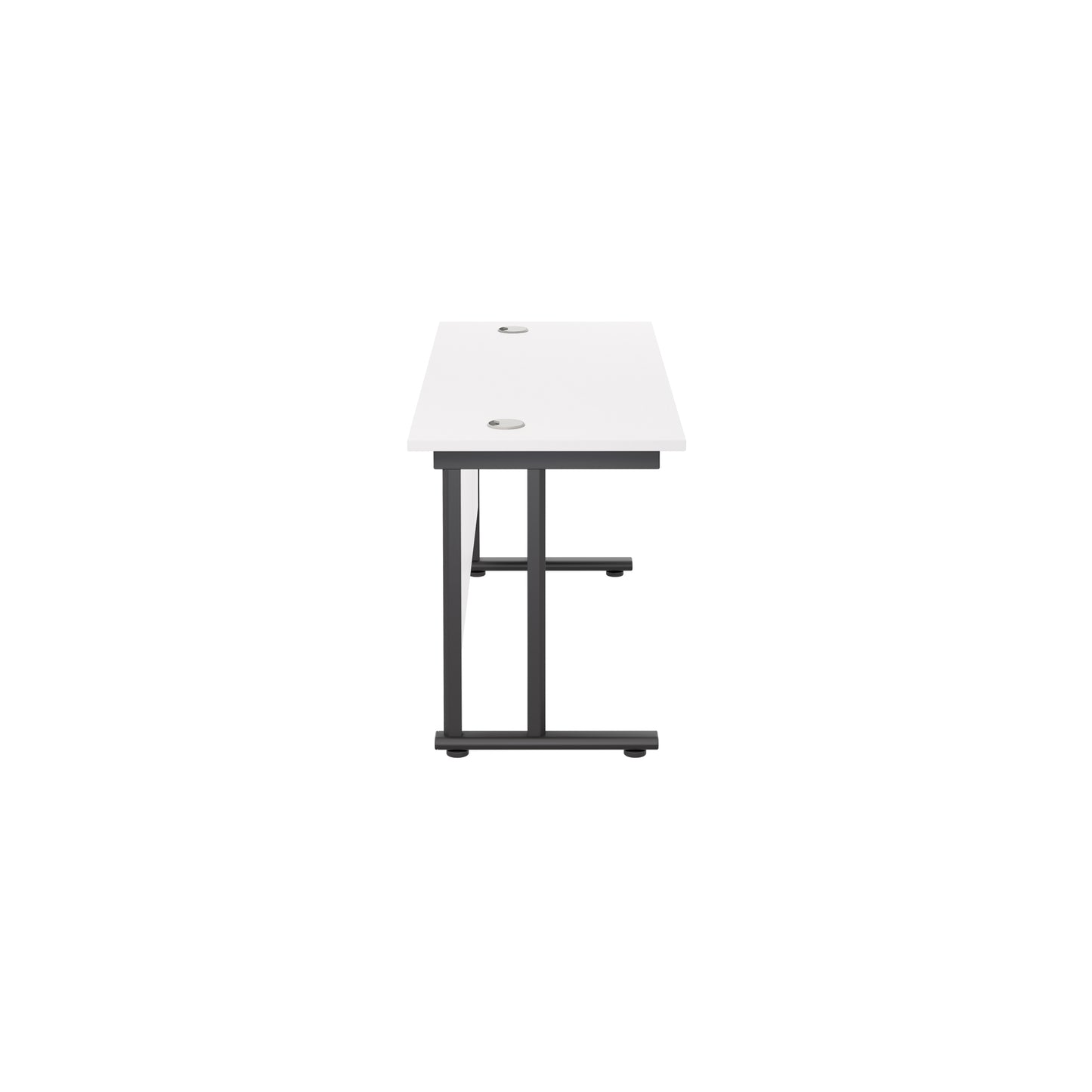 Twin Upright Rectangular Desk: 600mm Deep (FSC)
