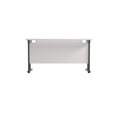 Twin Upright Rectangular Desk: 600mm Deep (FSC)
