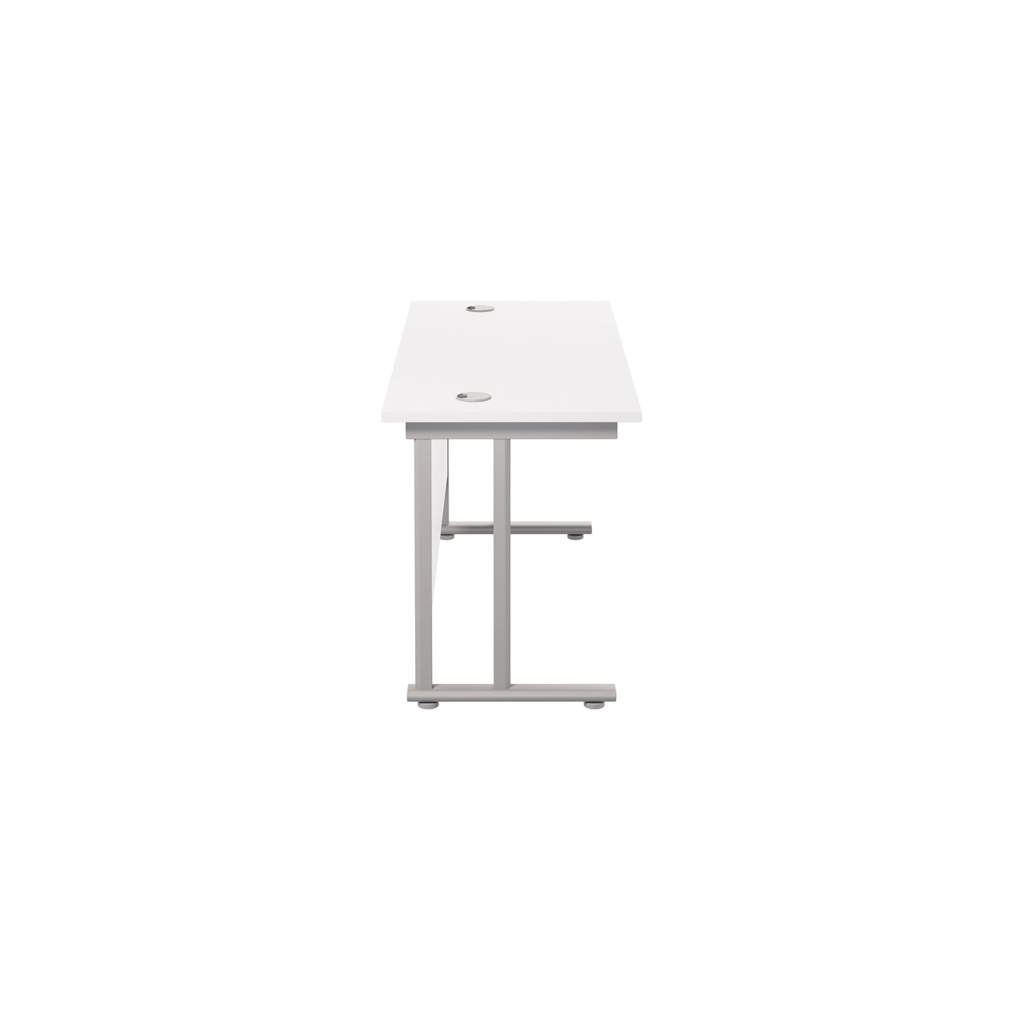 Twin Upright Rectangular Desk: 600mm Deep (FSC)