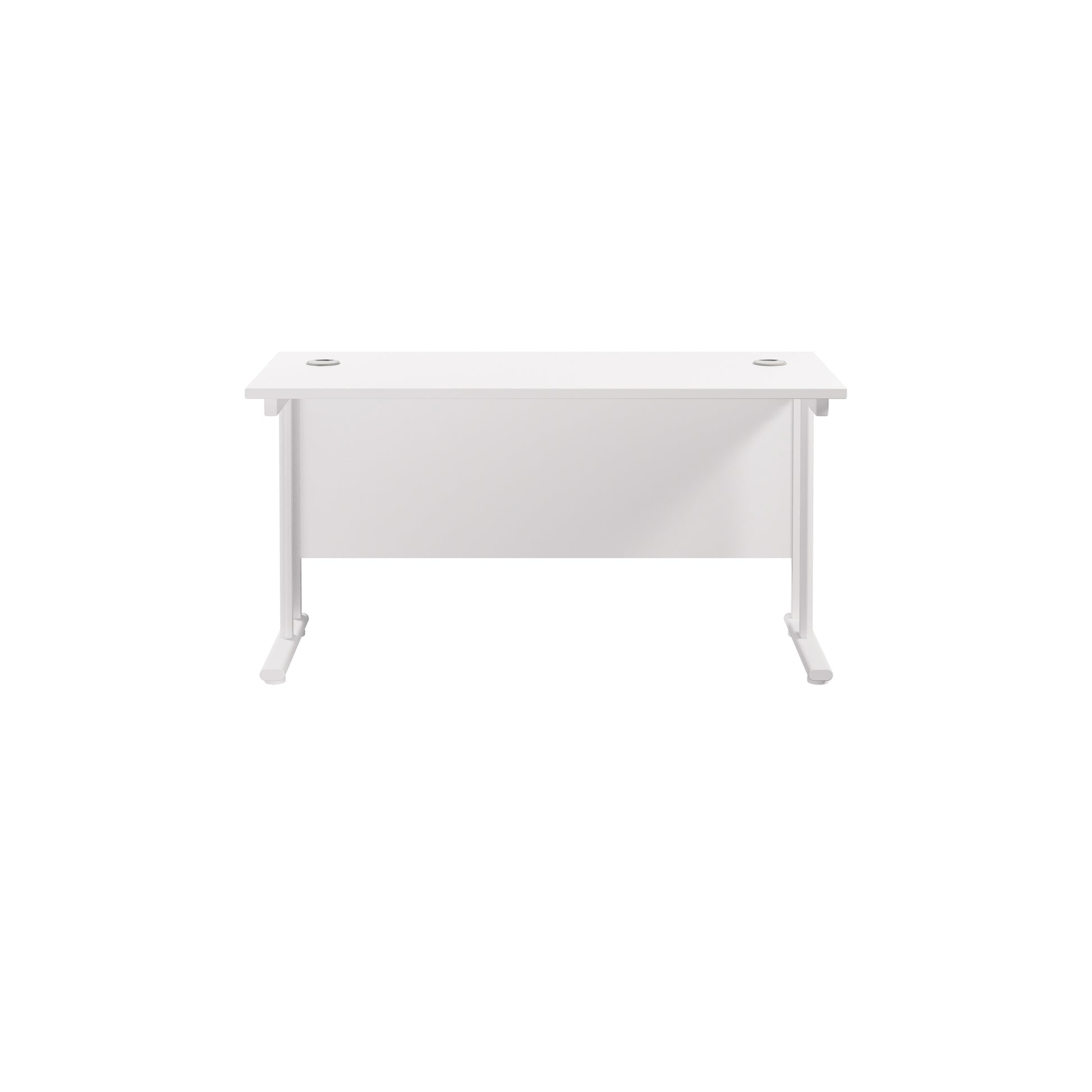 Twin Upright Rectangular Desk: 600mm Deep (FSC)