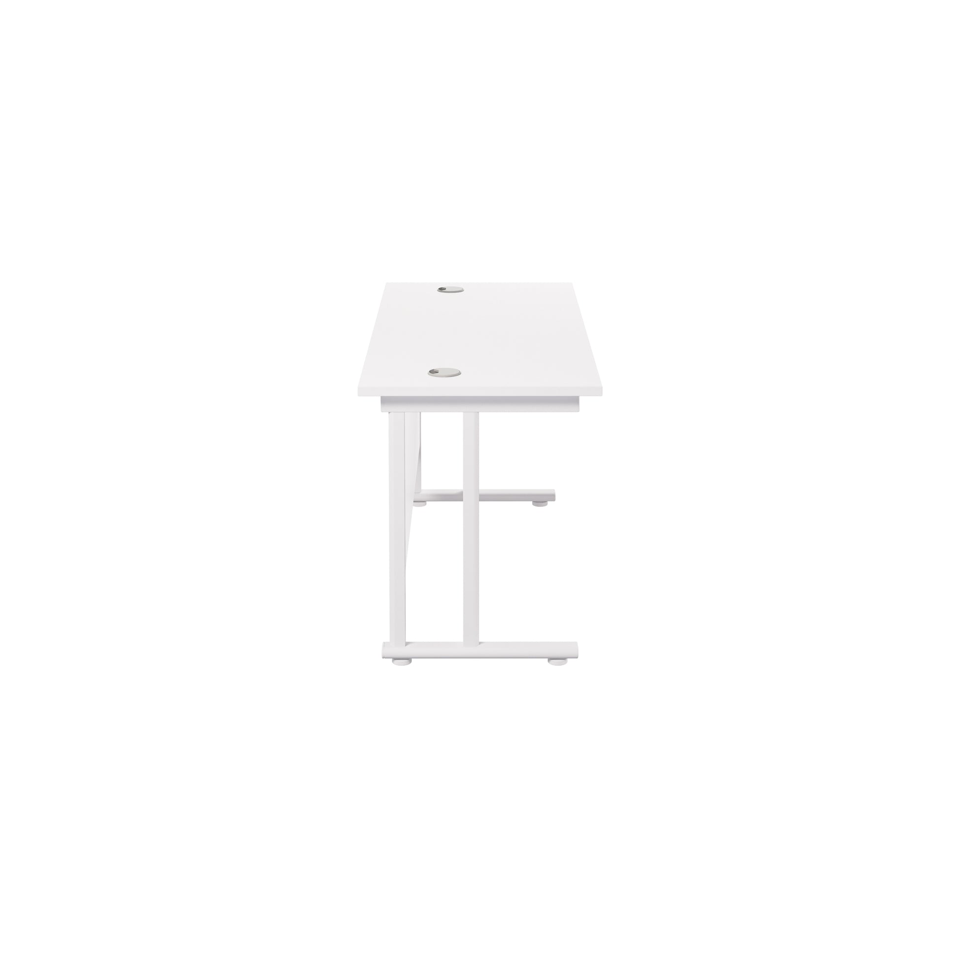 Twin Upright Rectangular Desk: 600mm Deep (FSC)