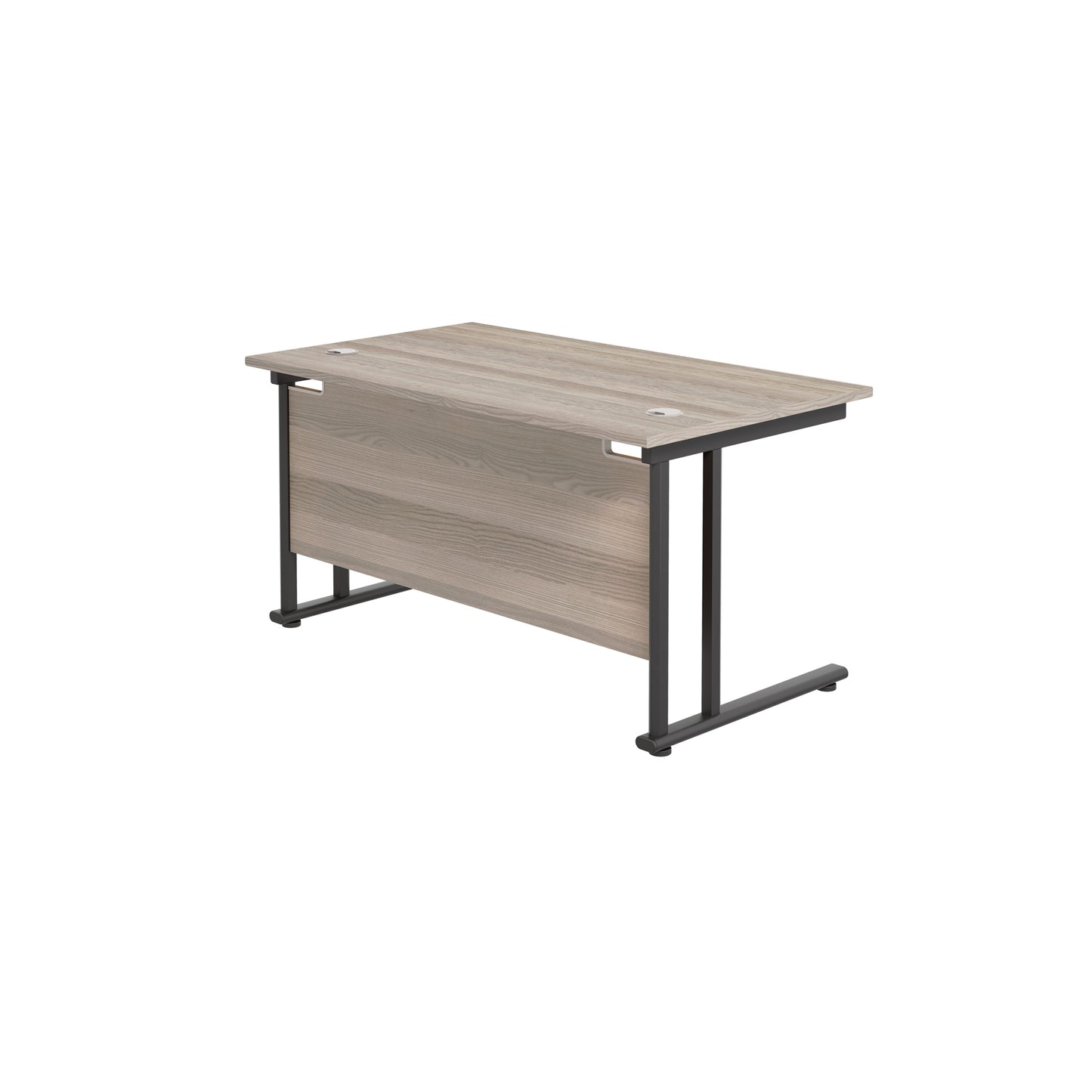 Twin Upright Rectangular Desk: 800mm Deep (FSC)